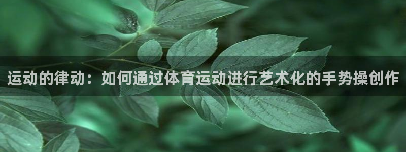 关键词：运动的律动：如何通过体育运动进行艺术化的手势操创作